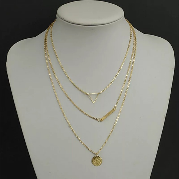 boutique Jewelry Dainty Gold Layered Necklace Poshmark